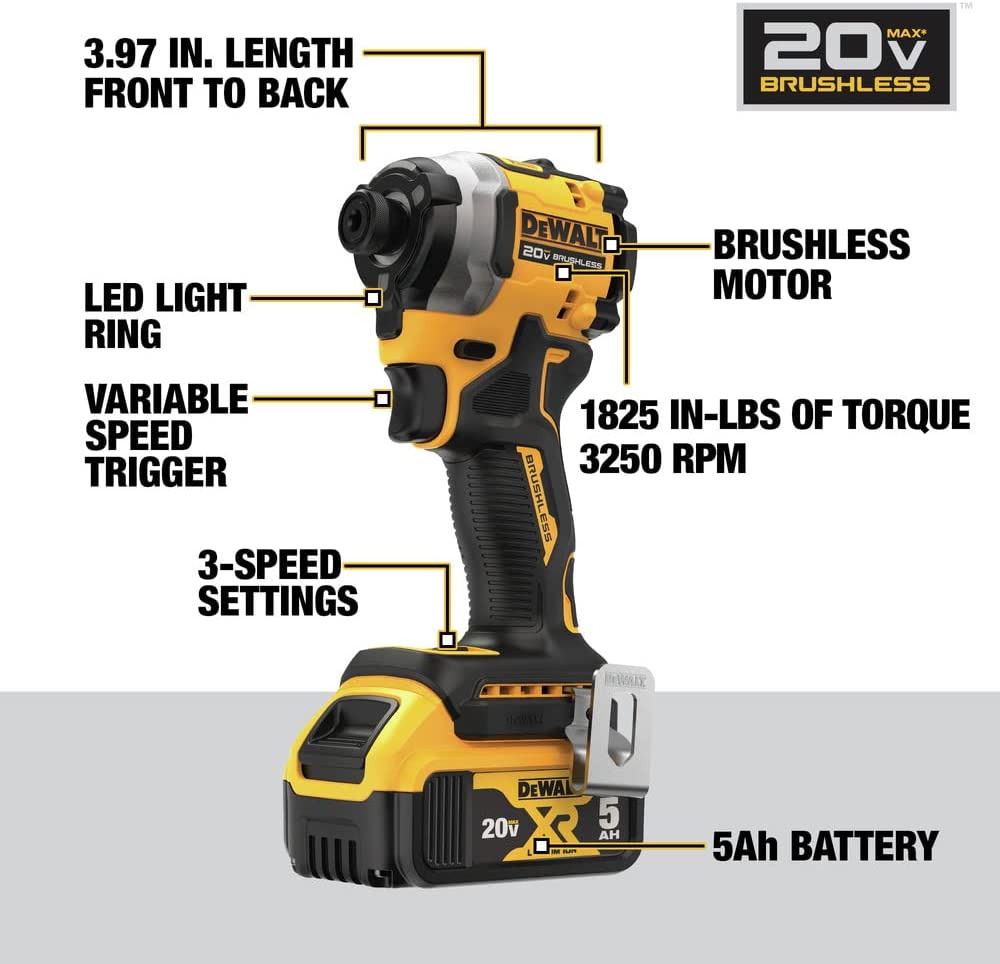 Everyone loves a dea! Don't forget to purchase DEWALT DCF850P1 ATOMIC 20V  MAX* 1/4 in. Brushless Cordless 3-Speed Impact Driver Kit AdamsTools from  our Clearance Sale